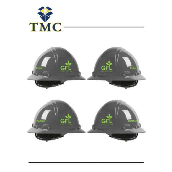 Hard Hat with Logo printed