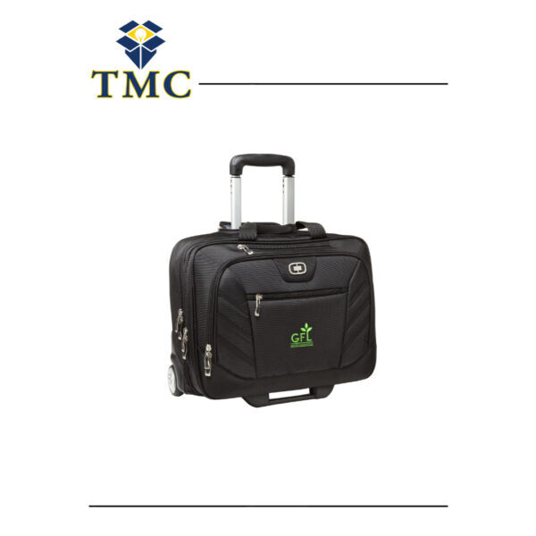 WHEELED LAPTOP BRIEFCASE with your logo added